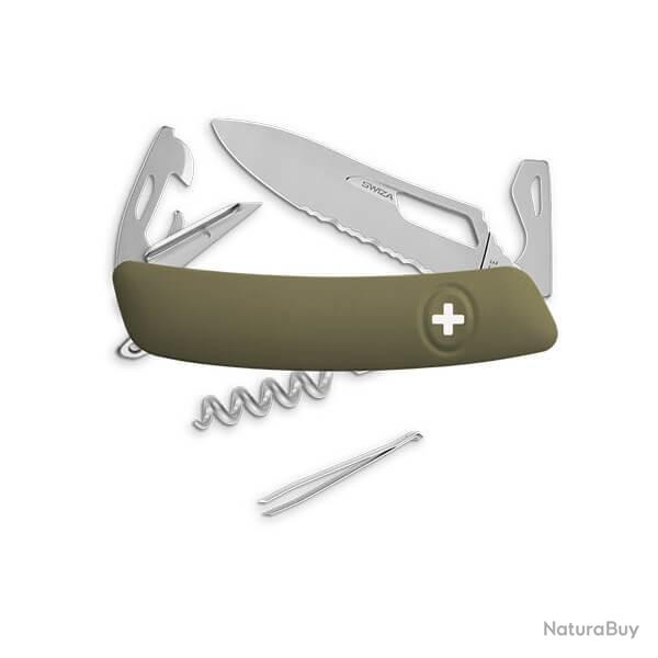 Couteau suisse Swiza  Allmatt 10 pi�ces : SH03OLM olive
