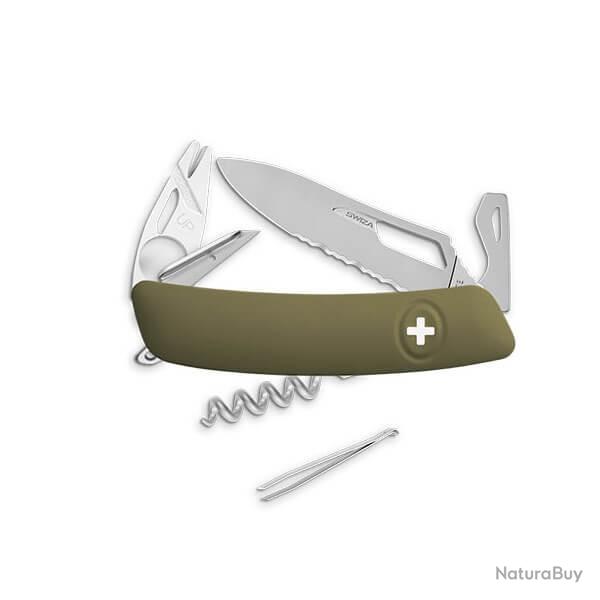 Couteau suisse Swiza  Allmatt 10 pi�ces SH03TTOLM olive