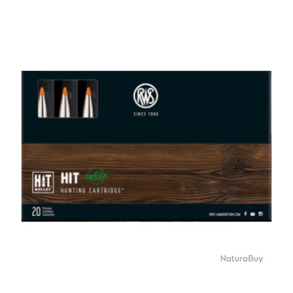 Munitions RWS cal.8x57jrs hit green 160gr 10.4g par 20
