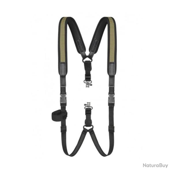Bretelle harnais fusil prohunt noprne verte