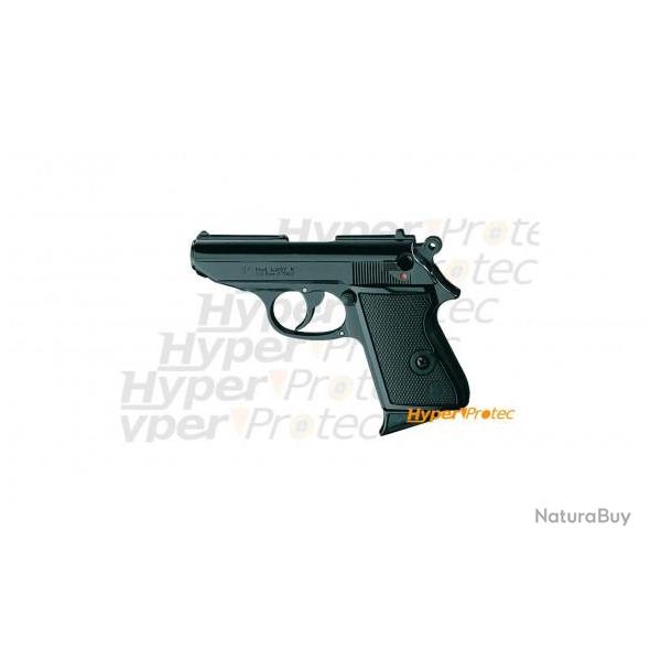 Pistolet alarme PPK 9mm lady � blanc