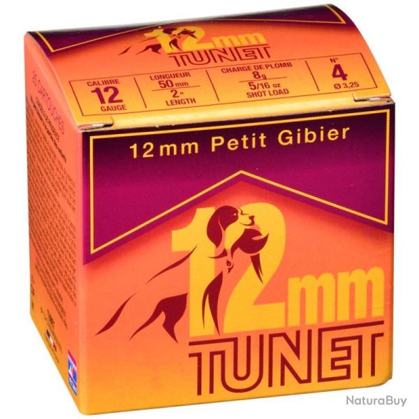Cartouches TUNET cal 12mm plomb