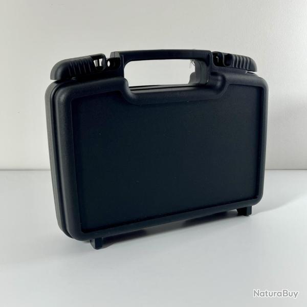 Mallette pour arme de poing rigide � m�moire de forme Noir