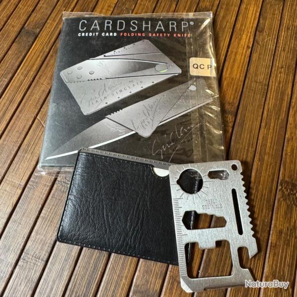 DUO CARD SHARP COUTEAU CARTE DE CR�DIT