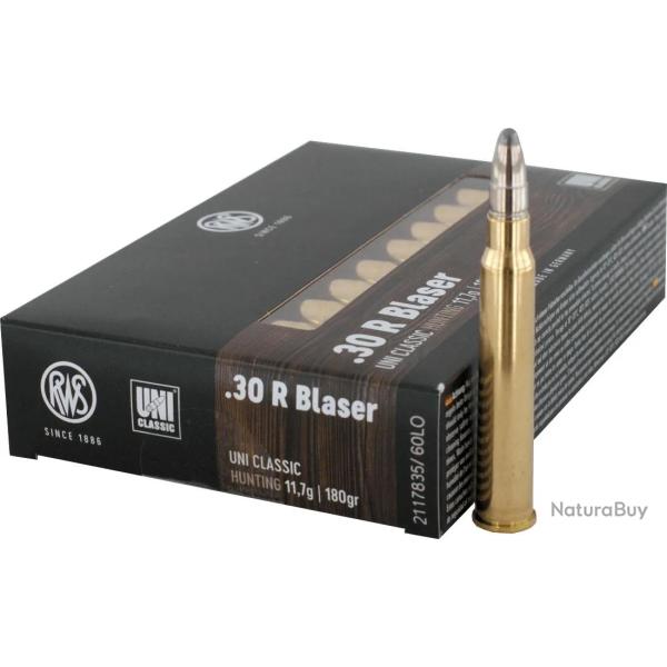 Balles RWS30R Blaser - Uni Classic 181 gr