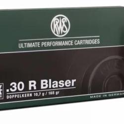 Balles RWS 30R Blaser - DK 165 gr