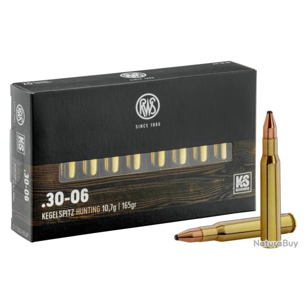 Balles RWS 30-06 - KS Pointe Conique 165 gr