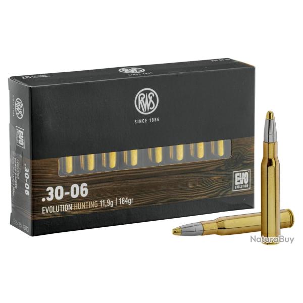 Balles RWS 30-06 - EVO 184 gr
