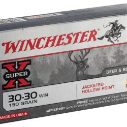 Balles Winchester 30-30 Win - Hollow Point 150 gr