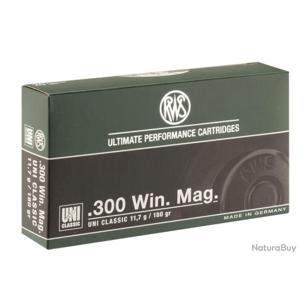 Balles RWS 300 WM - Uni Classic 181 gr