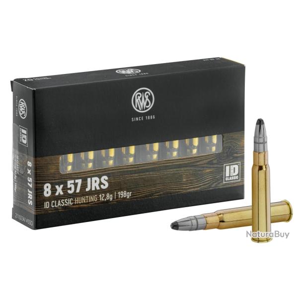 Balles RWS 8x57 JRS - ID Classic 198 gr