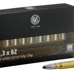 Balles RWS 9,3x62 - Uni Classic 293 gr