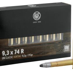 Balles RWS 9,3x74R - Uni Classic 293 gr
