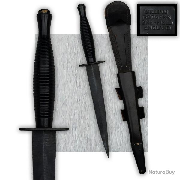 RARE & SUPERBE POIGNARD PARACHUTISTE ANGLAIS PARA WILLIAM RODGERS SHEFFIELD ORIGINAL