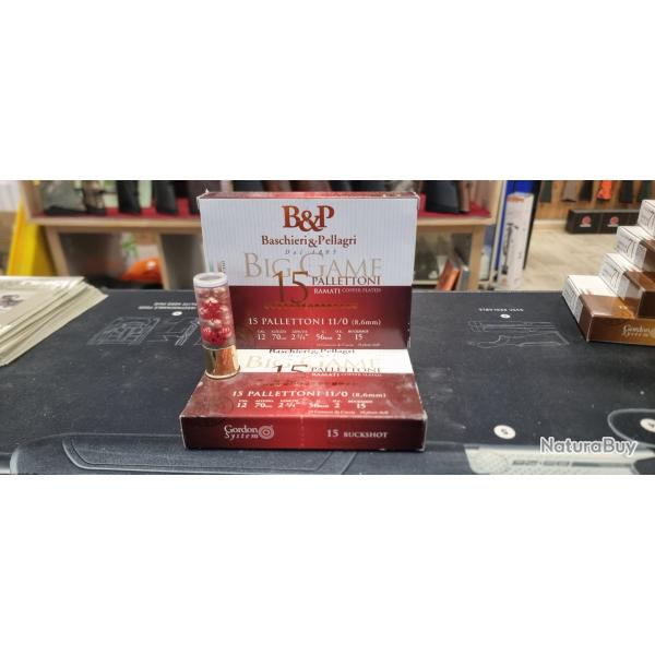 2 bte de 10 Chevrotines big game 15 grains Baschieri Pellagri