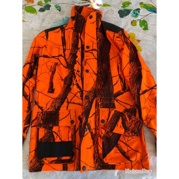 Veste orange camo taille M