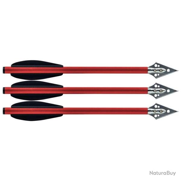 3 fl�ches 6.5 pouces pour pistolet arbal�tes avec pointes de chasse incluses