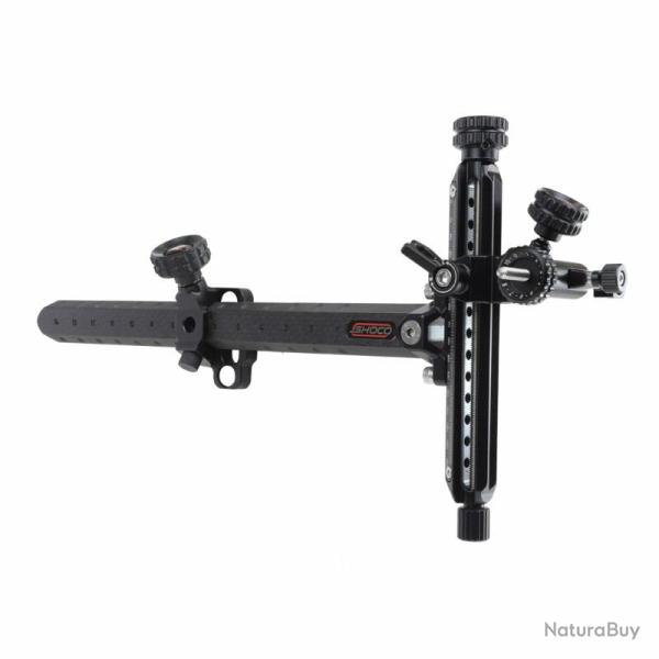 SHOCQ VISEUR MICROMETRIQUE ALIGN PRO EN CARBONE NOIR Droitier