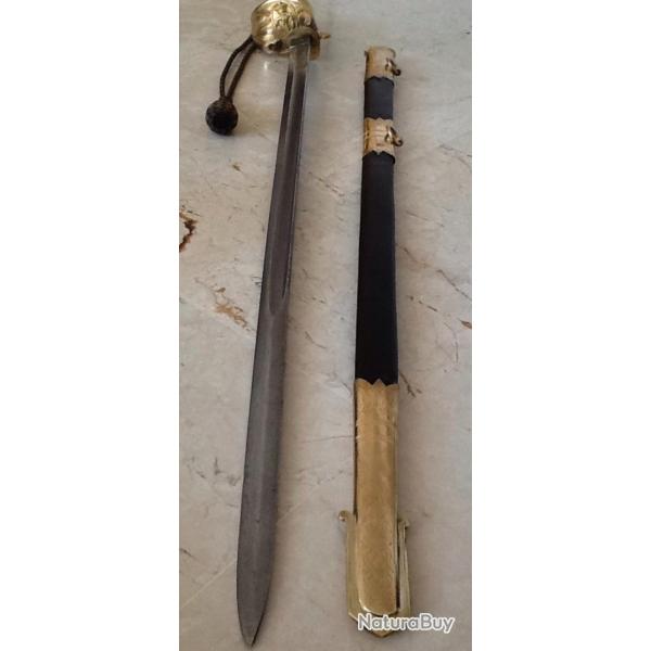 Sabre  Anglaise de Marine  Royal Navy Reserve 1860  T.DAVIS