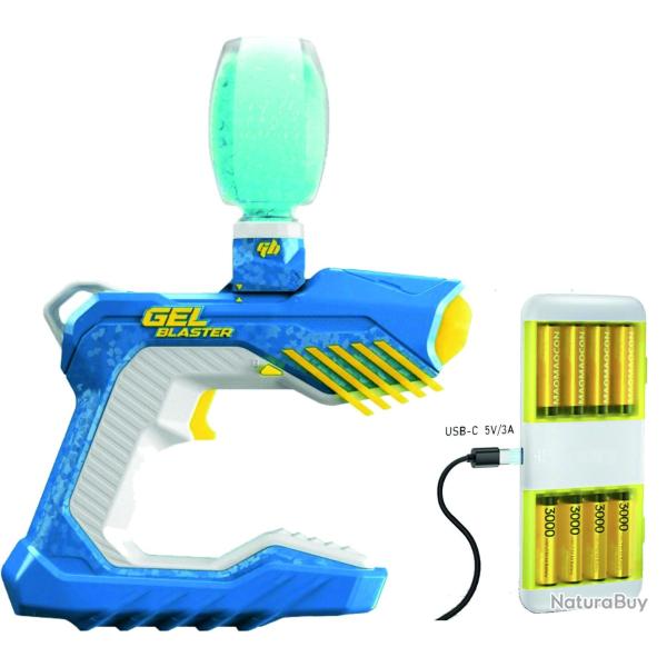 Pistolet + batteries Gelball Waterproof Sp�cial Location (6 batterie + chargeur)