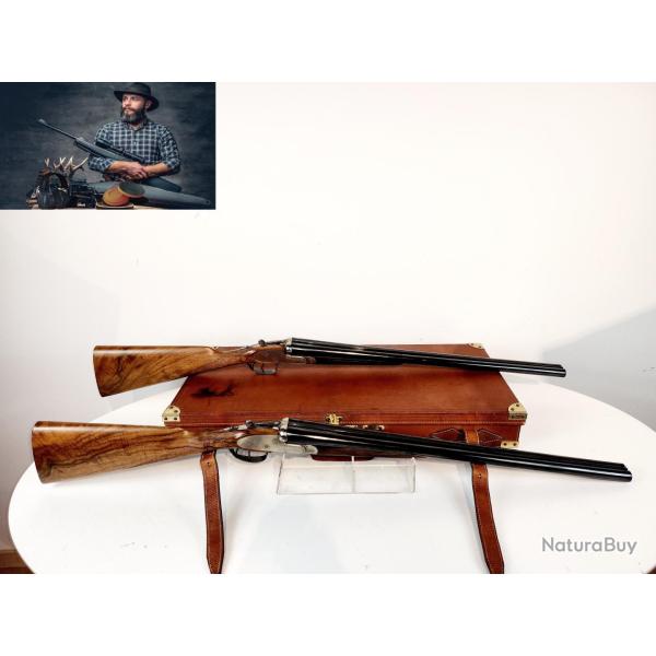 (2624-2623) Paire De Fusils De Chasse Juxtaposs Arrieta Imperial 600 Cal.12/70 - OCCASION