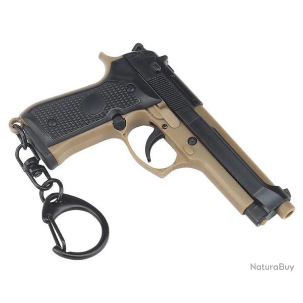 PORTE CLEF 1911 NOIR TAN