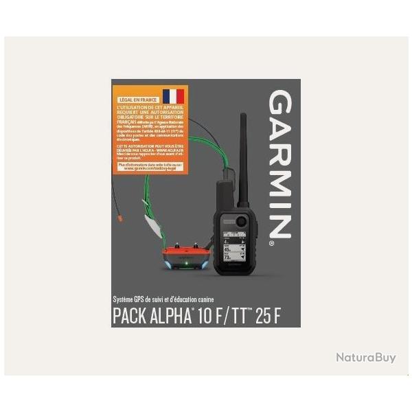 PACK GPS GARMIN ALPHA 10 TT25 - VERSION F