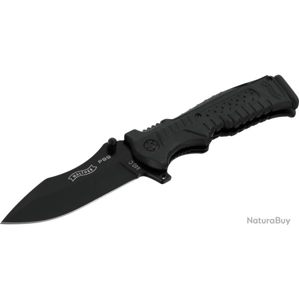 Couteau Walther P99 Lame acier 440C 94mm +�tui