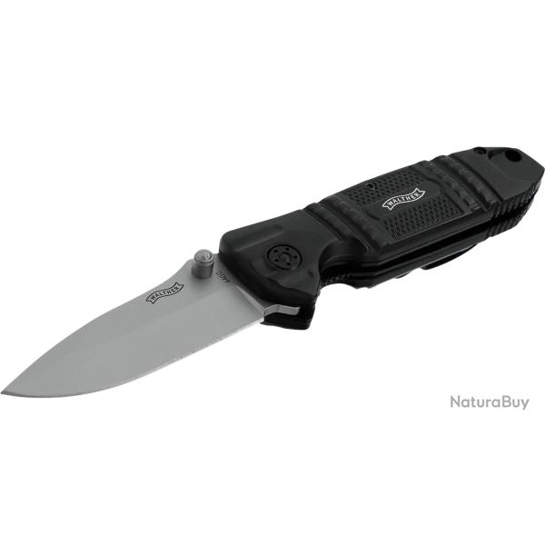 Couteau Walther STK Lame acier 440C 78mm finition perl�e  +�tui