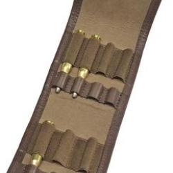 Cartouchiere cuir Pisteurs grand chasse  7 cartouches