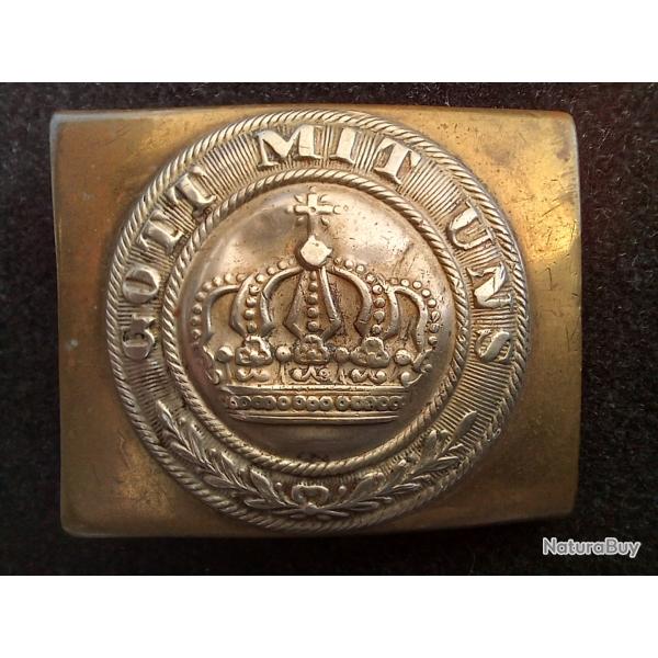 Boucle de ceinture prussienne guerre de 1870
