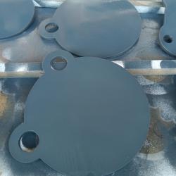 GONG 6mm DE TIR test&eacute; 22lr, 38S&W et 9mm DIAMETRE 200mm