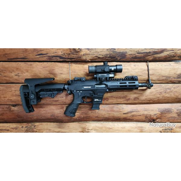 DERYA AR-9 ZY9 8" Dual System cal.9x19 avec point rouge laser (mod�le de d�mo)