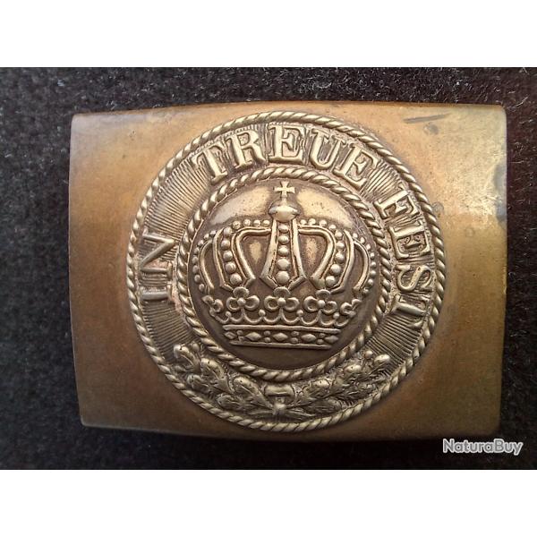 Boucle de ceinture bavaroise mod�le 1895 WW1 �tat exceptionnel