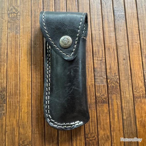 �TUIS COUTEAU EN CUIR FABRICATION ARTISANALE U.S.A OKLAHOMA