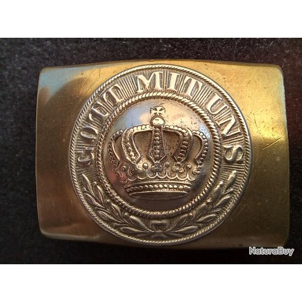 Boucle de ceinture prussienne mod�le 1895 "petite couronne "