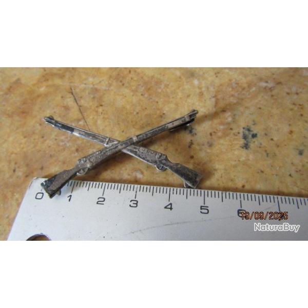 tireur �lite argent� �pingle tranch�e WW1 premi�re guerre FR 48.3mm