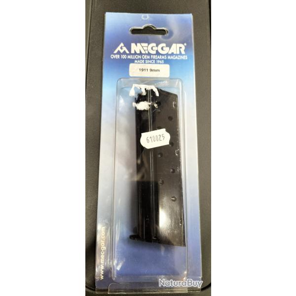 Chargeur meg-gar 1911  9 coups cal 9x19