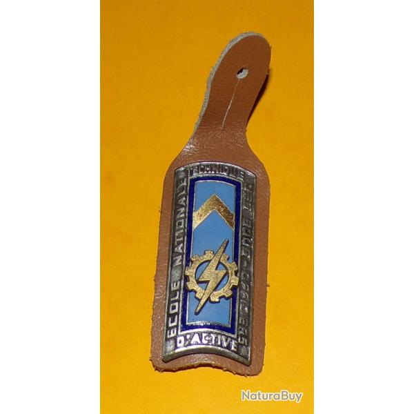 Ecole d'Enseignement Technique Arm�e de Terre, embouti, 2 anneaux , FABRICANT DRAGO PARIS , HOMOLOGA