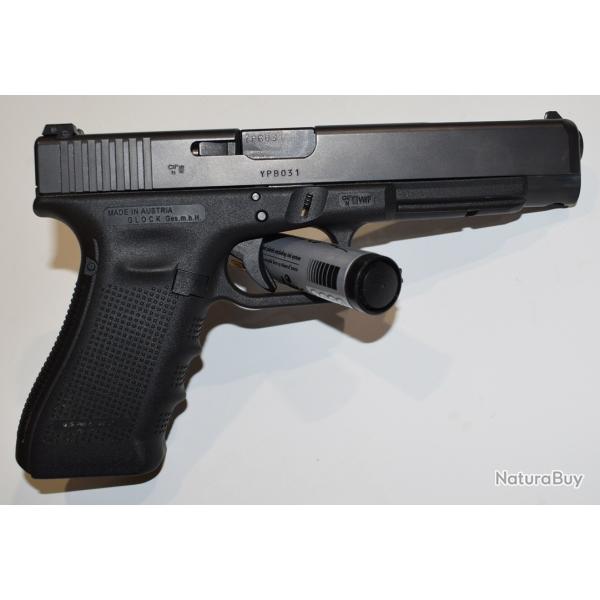 pistolet glock 34 gen 4 bon etat en malette