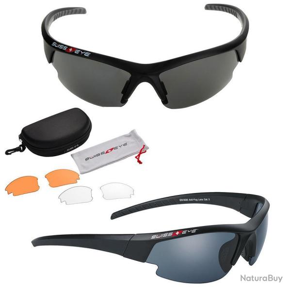 Lunettes SwissEye Gardosa Evolution M - Noir