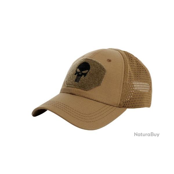 Casquette Punisher Beige Fonc