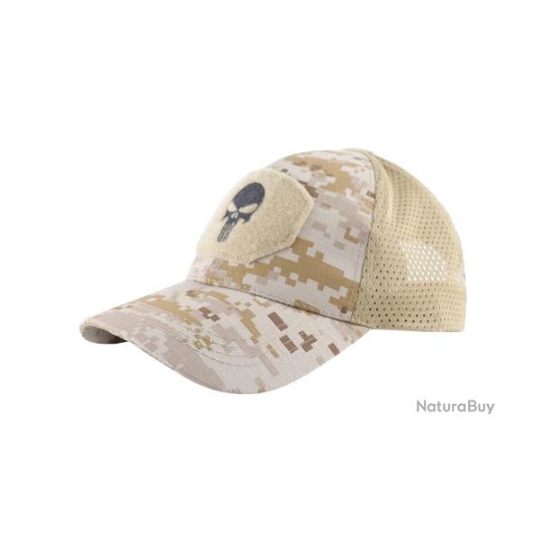 Casquette Punisher Pixel Beige