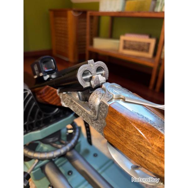 Carabine express juxtapos Chapuis X4 calibre 9.3x74R + point rouge Aimpoint