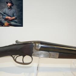 (497) Fusil De Chasse Juxtapos&eacute; Artisan Belge Hamerless - OCCASION