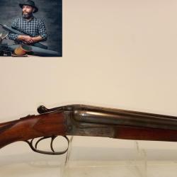 (2113) Fusil De Chasse Juxtapos&eacute; Merkel 117 Cal.12/70 - OCCASION