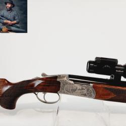 (2313) Carabine De Chasse Express Superpos&eacute; Chapuis C10 Cal.9.3X74R - OCCASION