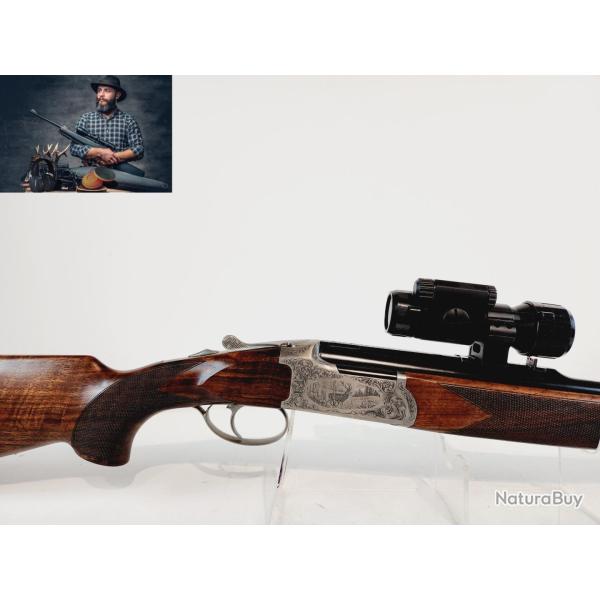 (2313) Carabine De Chasse Express Superpos� Chapuis C10 Cal.9.3X74R - OCCASION