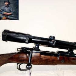 (2416) Carabine De Chasse A Verrou Artisan Allemand Jagdhaus Wilhelmsh&ouml;he Karabiner 98 K Cal.9,3X62 