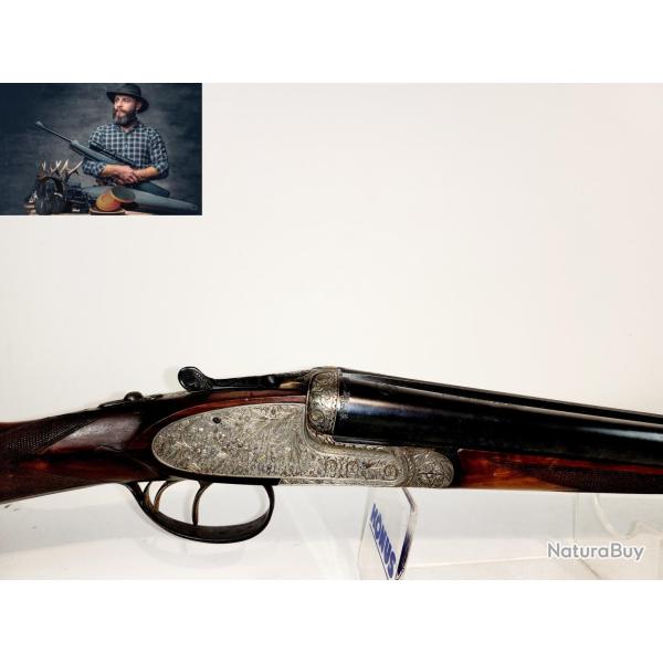 (2460) Fusil De Chasse Juxtapos� A Platines Artisan Espagnol Cal.12/70 - OCCASION